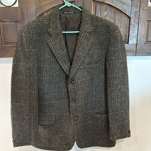 Vintage Dunn & Co. Harris Tweed Blazer | Made in Britain | 100% Wool Handwoven